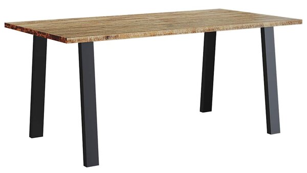 Tömör akácfa kerti étkezőasztal 150 x 90 x 75 cm