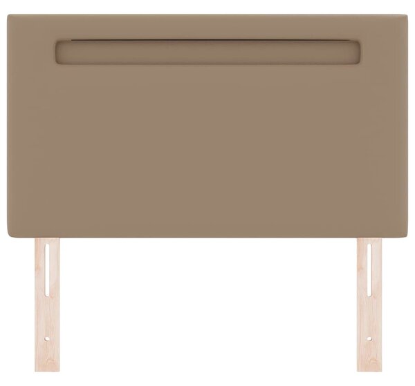 Fejtámla LED -es lámpákkal fejtámlával Cappuccino 100 cm PVC