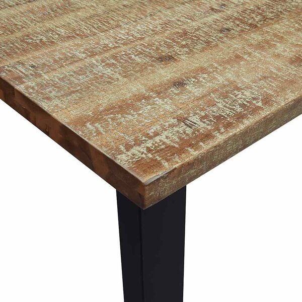 Tömör akácfa kerti étkezőasztal 150 x 90 x 75 cm