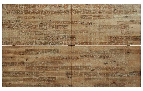 Tömör akácfa kerti étkezőasztal 150 x 90 x 75 cm