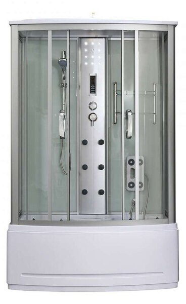 Emilia 135 Hidromasszázs Kádkabin elektronikával White