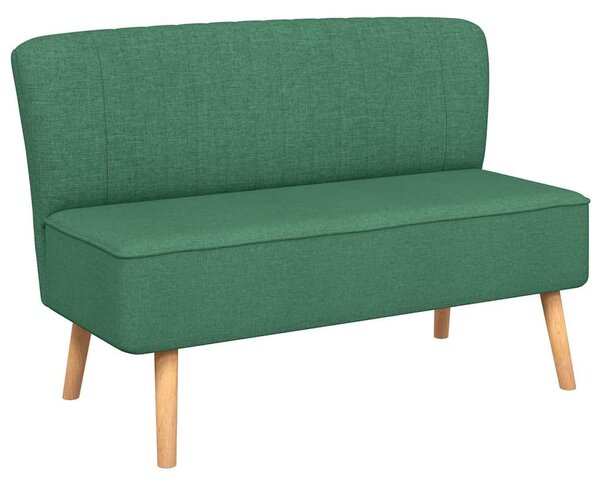 Zöld szövetkanapé 117 x 55,5 x 77 cm