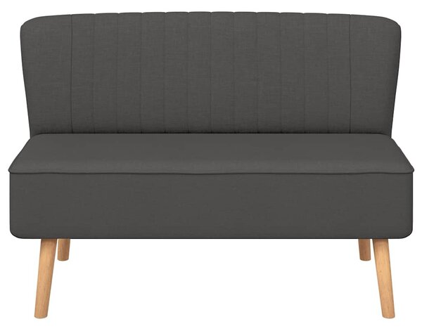 Sötétszürke szövetkanapé 117 x 55,5 x 77 cm