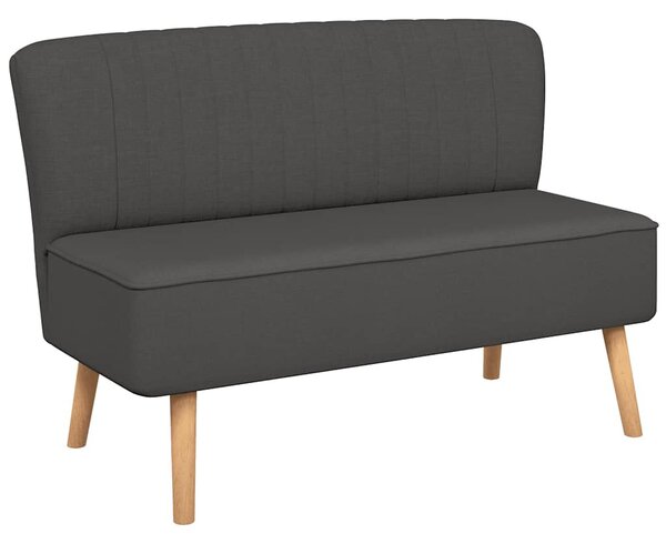 Sötétszürke szövetkanapé 117 x 55,5 x 77 cm