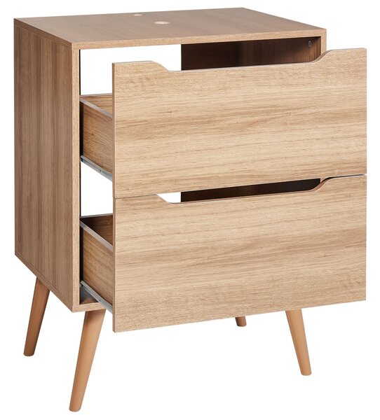 Mosdószekrény CARIACICA 60 cm Világosbarna