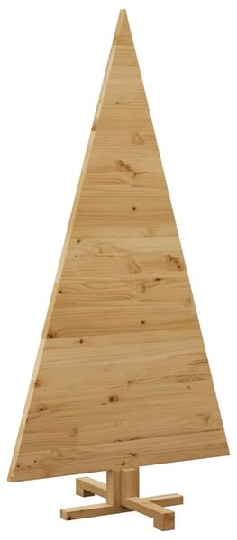 Karácsonyfák állvánnyal Barna 150 cm Tömör fenyőfa
