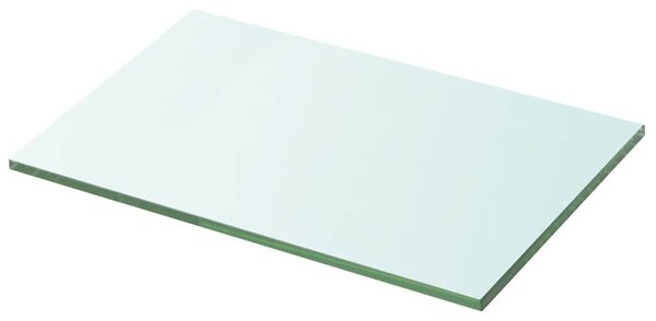 Átlátszó üvegpolc panel 20x30 cm