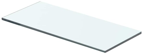 Átlátszó üvegpolc panel 40x12 cm