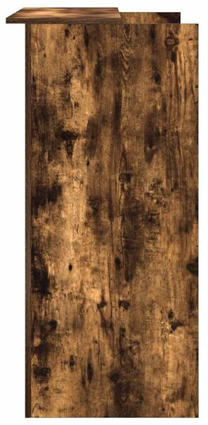 Recepciós pult füstös tölgy 100x50x103,5 cm szerelt fa