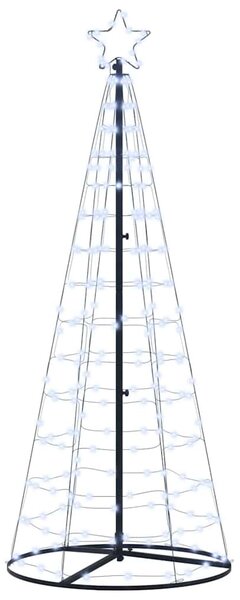 LED Karácsonyi Fenyő EKENAS 250 cm 390 LED Hideg fehér Acél