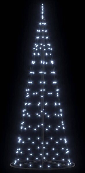 LED Karácsonyi Fenyő EKENAS 250 cm 390 LED Hideg fehér Acél
