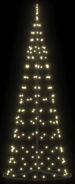LED Karácsonyi Fenyő EKENAS 250 cm 390 LED Meleg fehér Acél