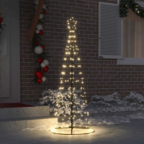 LED Karácsonyi Fenyő EKENAS 250 cm 390 LED Meleg fehér Acél