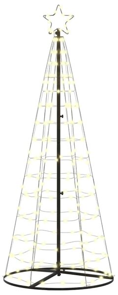 LED Karácsonyi Fenyő EKENAS 250 cm 390 LED Meleg fehér Acél