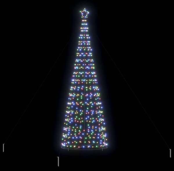 LED Karácsonyi Fenyő EKENAS 400 cm 800 LED Többszínű Acél