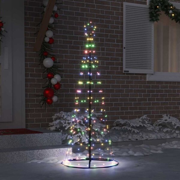 LED Karácsonyi Fenyő EKENAS 250 cm 390 LED Többszínű Acél