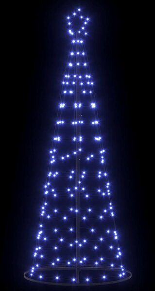 LED Karácsonyi Fenyő EKENAS 250 cm 390 LED Kék Acél Kék