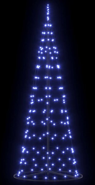 LED Karácsonyi Fenyő EKENAS 250 cm 390 LED Kék Acél Kék