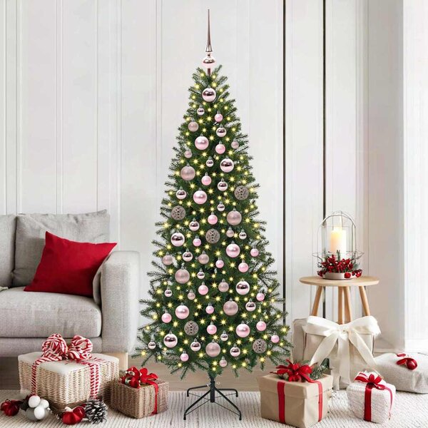 Karácsonyi Díszgömb Készlet 120 db 300 LED Meleg fehér Ø 6 cm