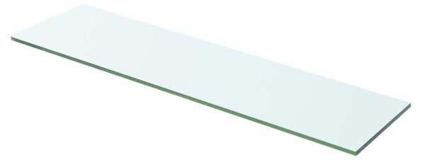 2 db átlátszó üveg paneles polc 60 x 12 cm