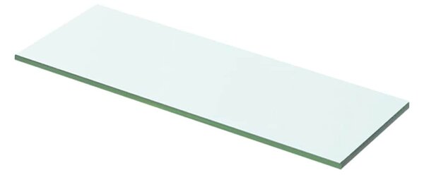 2 db átlátszó üveg paneles polc 50 x 12 cm