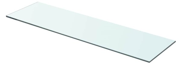 2 db átlátszó üveg paneles polc 70 x 20 cm