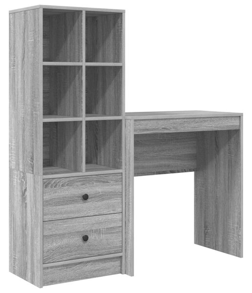 Asztal Szürke Sonoma 115,5 x 40 x 127 cm 2 db