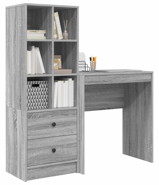 Asztal Szürke Sonoma 115,5 x 40 x 127 cm 2 db