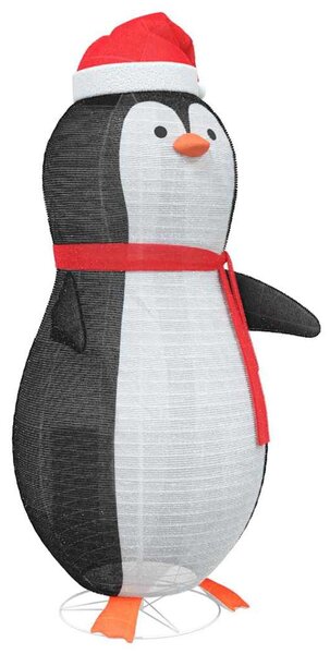 Havas pingvin figura 600 LED-del Meleg fehér 78 x 178 cm szövet