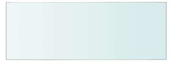 2 db átlátszó üveg paneles polc 40 x 12 cm