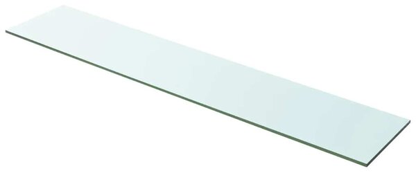 2 db átlátszó üveg paneles polc 100 x 20 cm