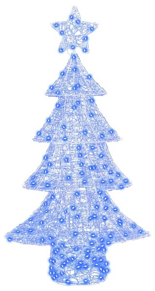 Karácsonyfa 160 LED Kék 150 cm Akril