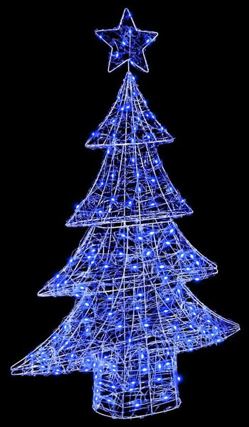 Karácsonyfa 100 LED Kék 120 cm Akril