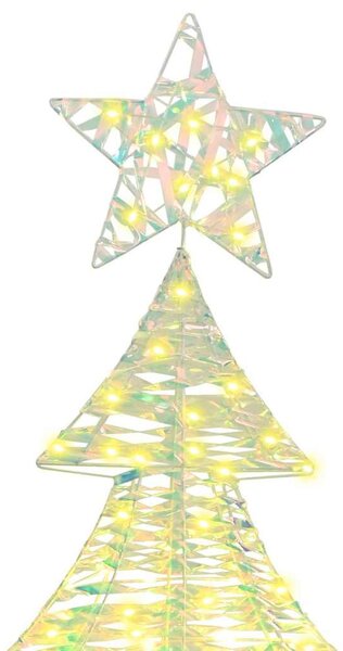 Karácsonyfa 240 LED Meleg fehér 181 cm PET