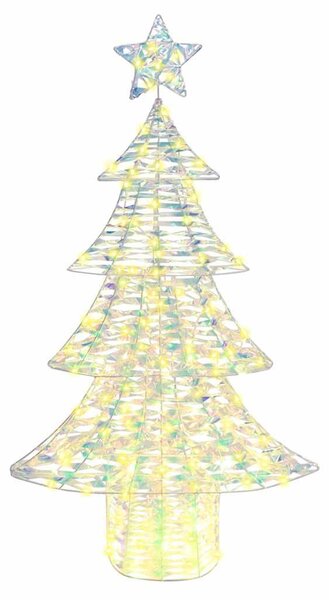 Karácsonyfa 160 LED Meleg fehér 150 cm PET