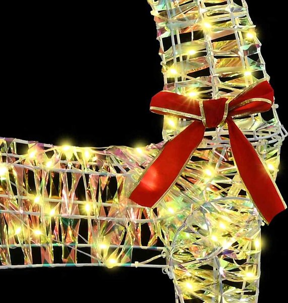3D karácsonyi rénszarvas LOVIISA 140 LED Meleg fehér