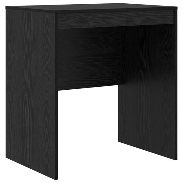 Asztal fiókkal polcokkal tárolóval 2 pcs Fekete tölgy