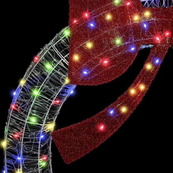Koszorú 150 LED Sokszínű 120 cm Akril