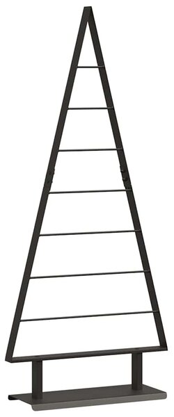 Fém karácsonyfa Fekete 125,5 cm Acél