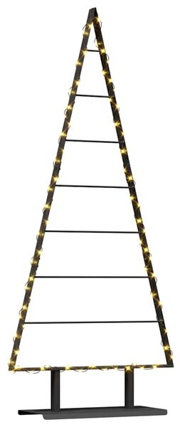 Fém karácsonyfa állvánnyal Fekete 150 cm Acél