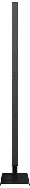 Fém karácsonyfa állvánnyal Fekete 150 cm Acél