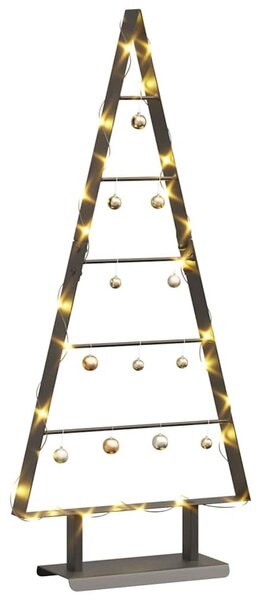Fém karácsonyfa Fekete 90 cm Acél