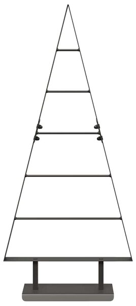 Fém karácsonyfa Fekete 90 cm Acél