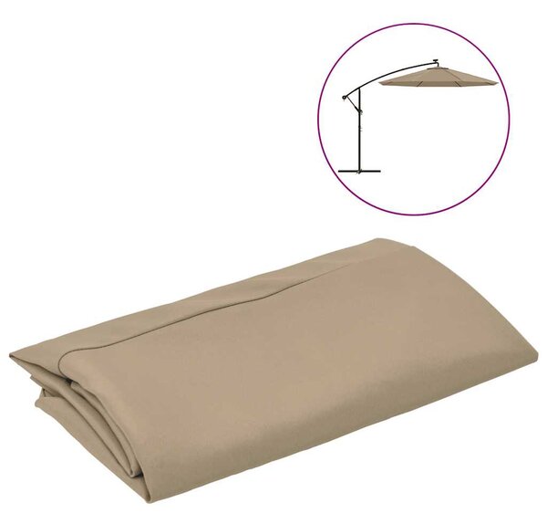 Konzolos napernyő csere szövet bézs 350 cm