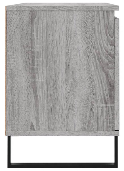 Szürke sonoma színű szerelt fa TV-szekrény 104x35x50 cm