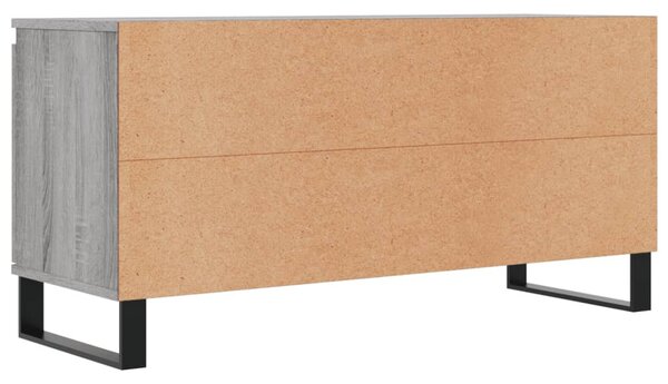 Szürke sonoma színű szerelt fa TV-szekrény 104x35x50 cm