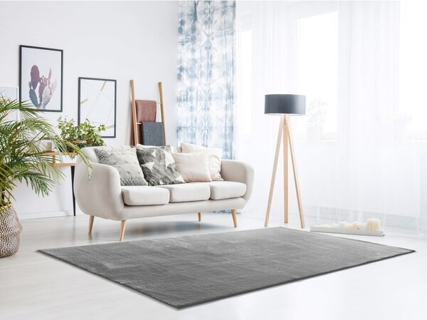 Loft antracitszürke szőnyeg, 60 x 120 cm - Universal