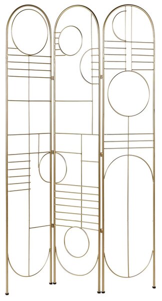 3 paneles térelválasztó TURANIA Arany 100 cm 170 cm