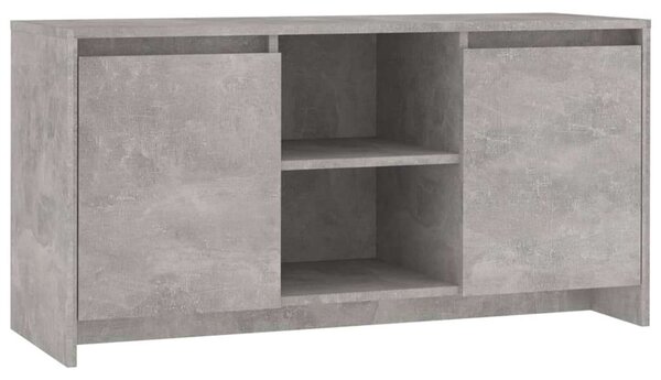 VidaXL TV-szekrény - Betonszürke - 102cm