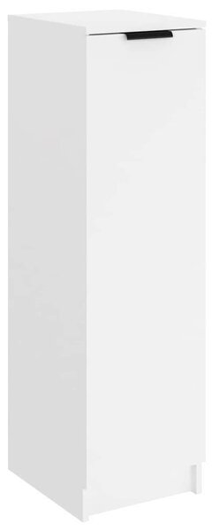Fehér szerelt fa cipősszekrény 30 x 35 x 100 cm
